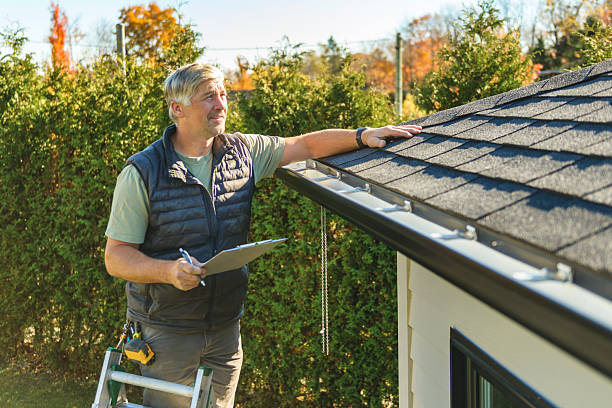 Professional Hail Damage Roof Repair technician working in New Site, MS